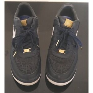 Nike Air Force 1 Supreme Max Air "Birds Nest" Navy Men's 10.5 AF1 318772-411